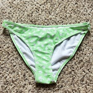 pastel green bikini bottoms
